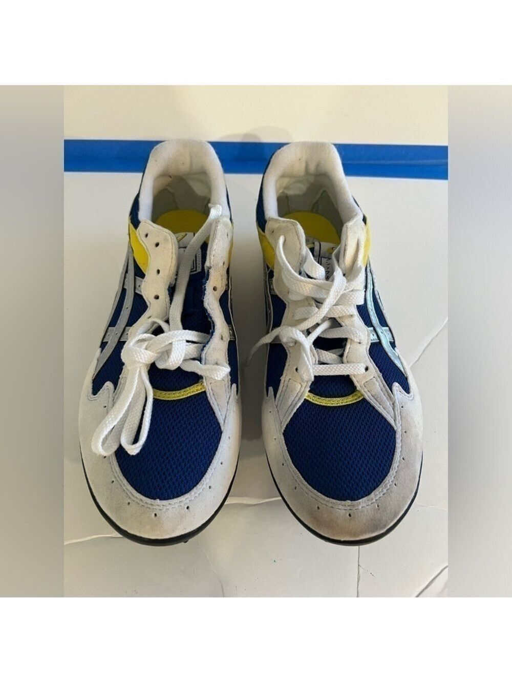 ASICS Harrier '97, GN707, Navy/Metallic Silver/Yellow running shoes
